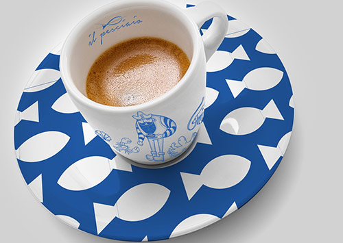 Coffee Cup Identity Il Pesciaio
